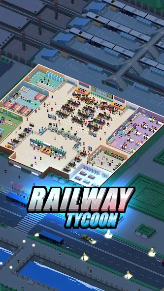 Idle Railway Tycoon screenshot 1