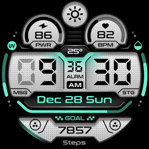 OMG 428 - Digital Watch Face screenshot 25