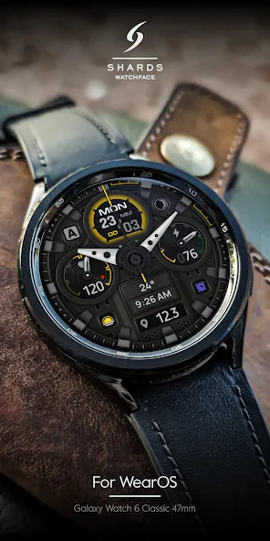 SH072 Watch Face, WearOS watch screenshot 4