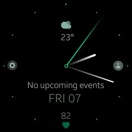 Minimal Black v27 watch face screenshot 11