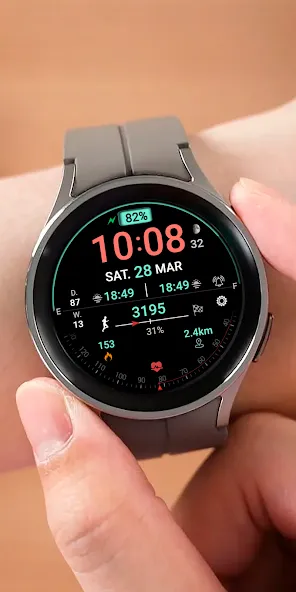 DIGI SERAS Watch face screenshot 5