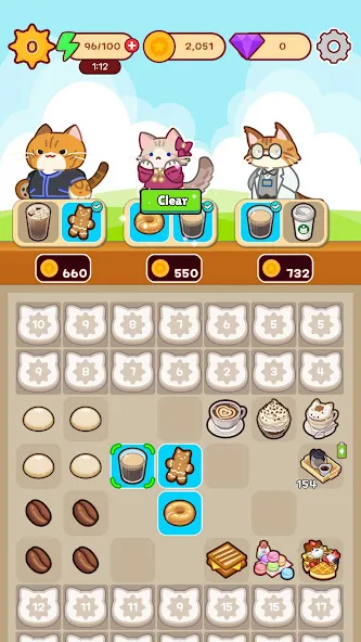 Merge Cat Cafe : Coffee cat screenshot 29