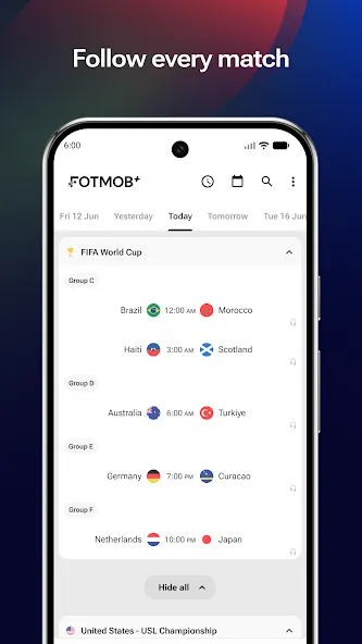 FotMob - Soccer Live Scores screenshot 1