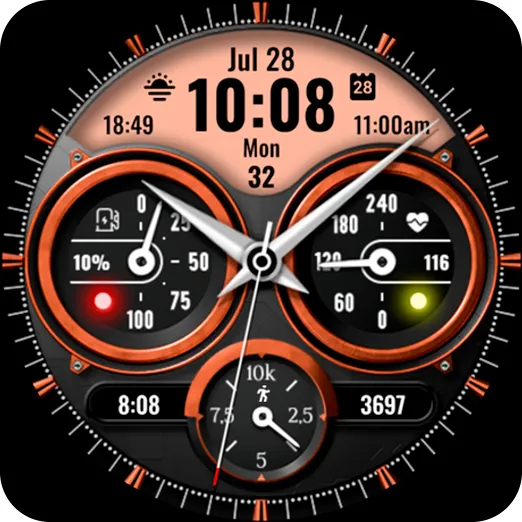 PT12 Hybrid Watch Face screenshot 33