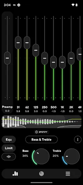 Poweramp Equalizer screenshot 1