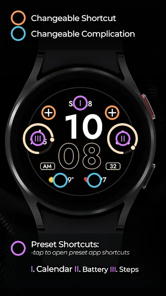 TVV Fitness 4 Watch Face screenshot 4