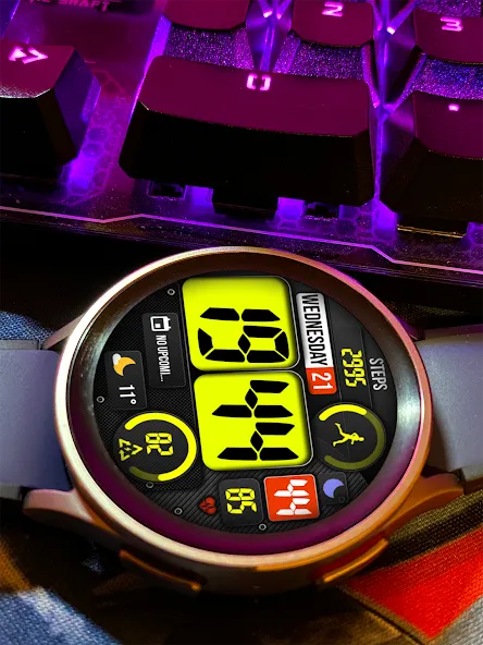 Digital watch face MB356 screenshot 4