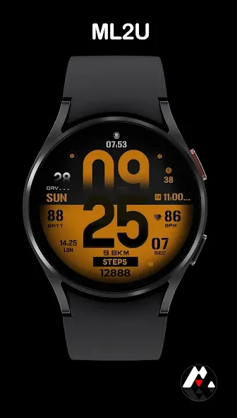 ML2U 152 Watch Face screenshot 8