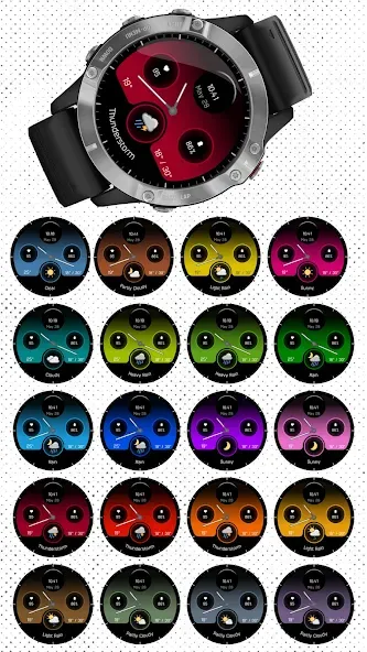Analog watchface A4 screenshot 3