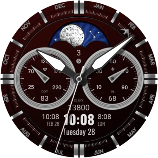 WFP 309 Elegant watch face screenshot 47