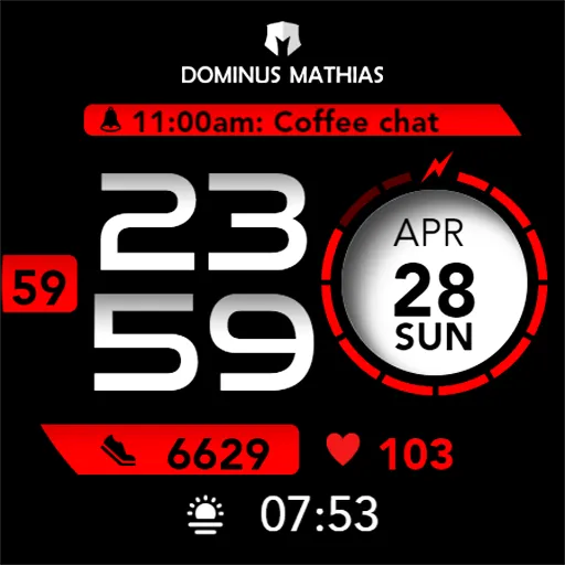 DM104 Fashionable Digital Face screenshot 9