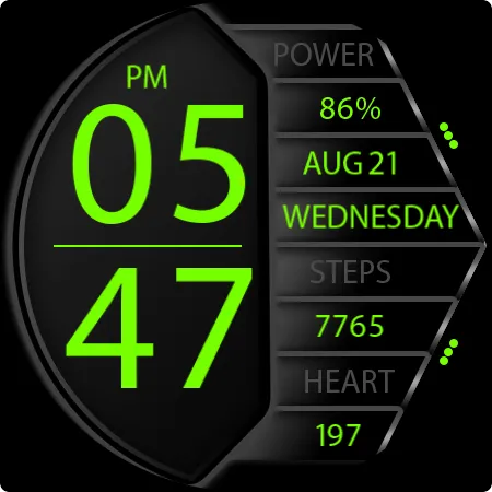 Key044 Digital Watch Face screenshot 28