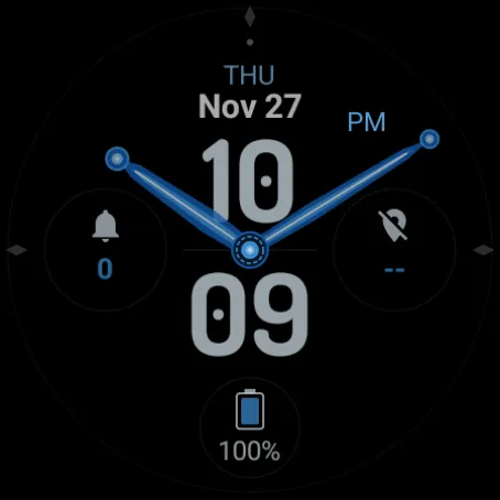 Numbers Cyan Watch Face screenshot 11