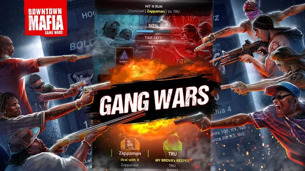 Downtown Mafia: Gang Wars Game screenshot 1