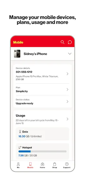 My Verizon screenshot 4