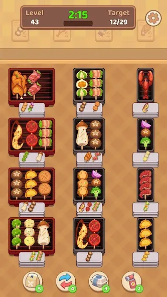 Food Skewer - Sort & Grill screenshot 8