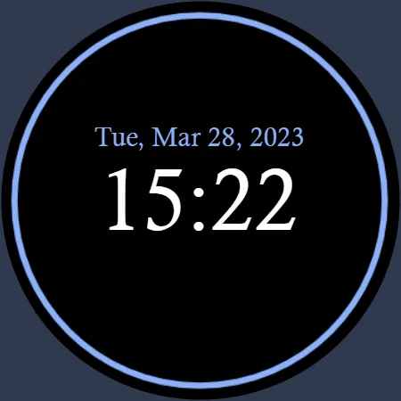 Iris4012 Digital Watch Face screenshot 9