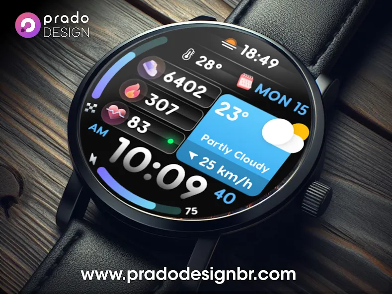 PRADO 70 Digital Watch Face screenshot 7