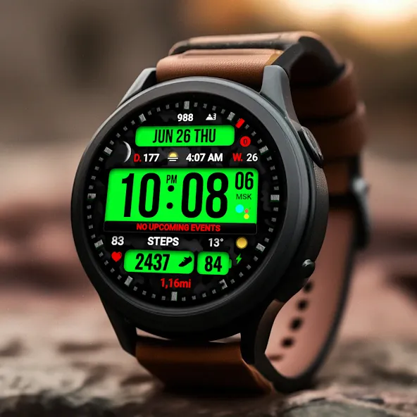 Dgt BigMod Informer Watch face screenshot 7