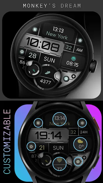 Dream 137 Digital Watch Face screenshot 3