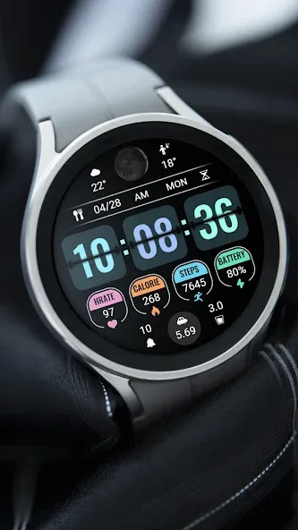 Page Flipping Data ZKin Watch screenshot 2