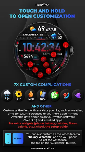 PER49 Digital Watch Face screenshot 20