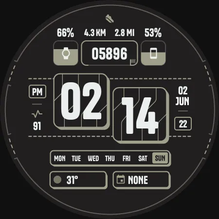 TKS 05 Borderline Watch Face screenshot 12
