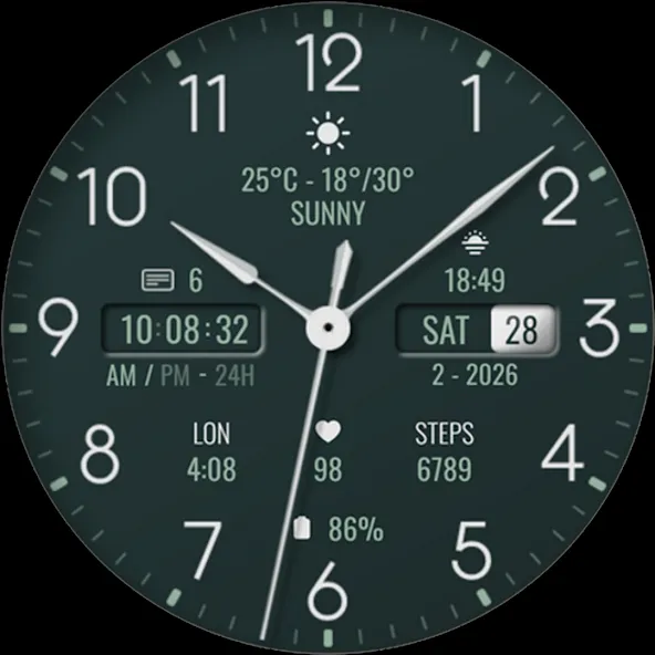 Watch face 10h08.com #132 screenshot 31