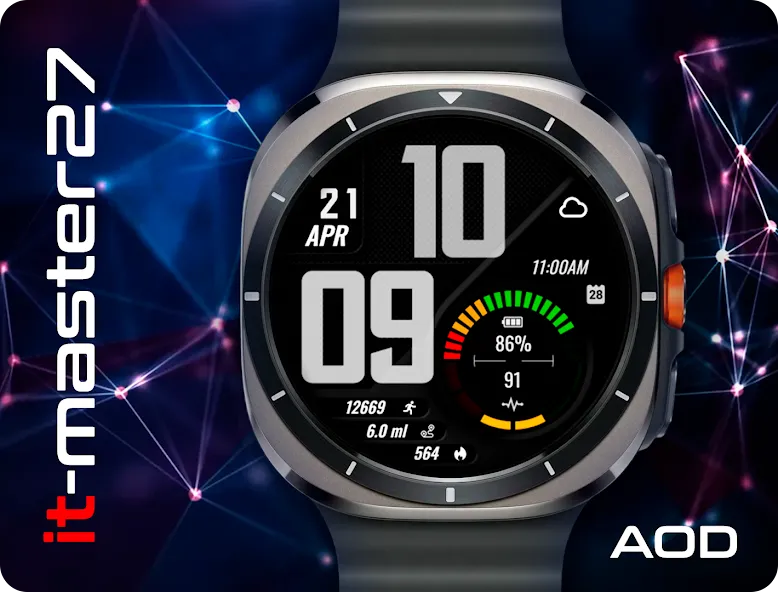 it-M013: Digital Watch Face screenshot 8