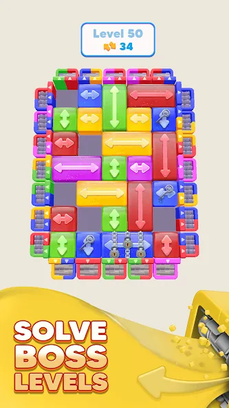 Color Blocks 3D: Slide Puzzle screenshot 3