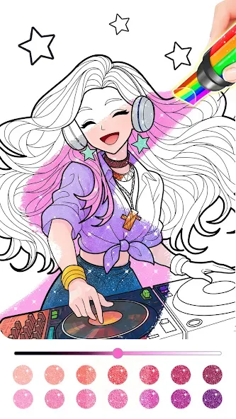 Juego de Princesas: Colorear screenshot 6