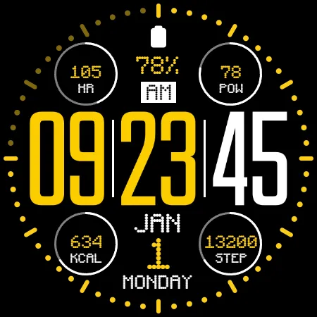 IWF AL1 watchface screenshot 27