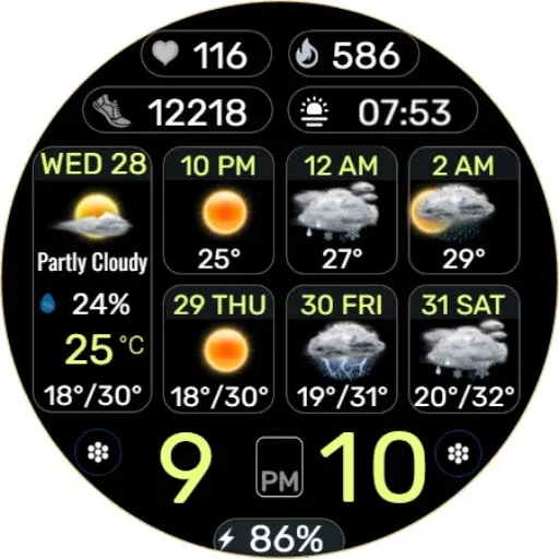 Weather Board 2 Black IW10 screenshot 18