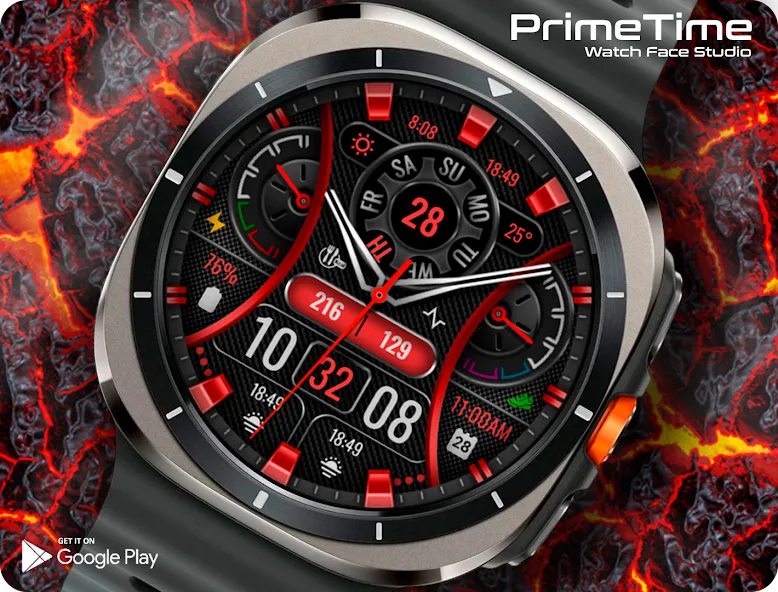 PT43 Hybrid Watch Face screenshot 5