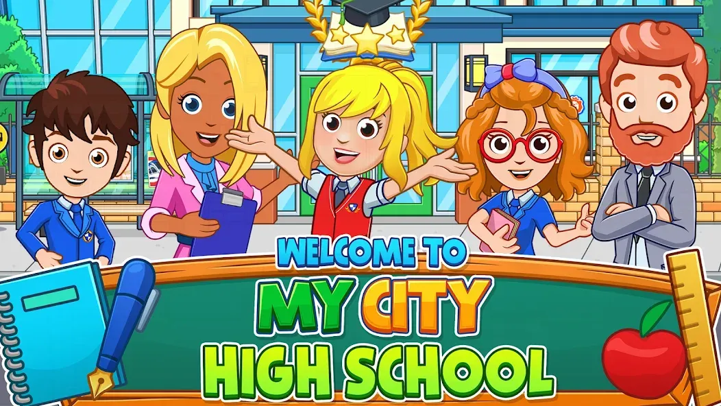 My City : High School screenshot 1