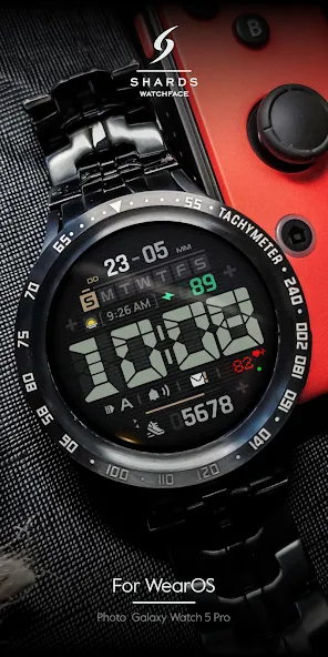 SH102 Watch Face, WearOS watch screenshot 6