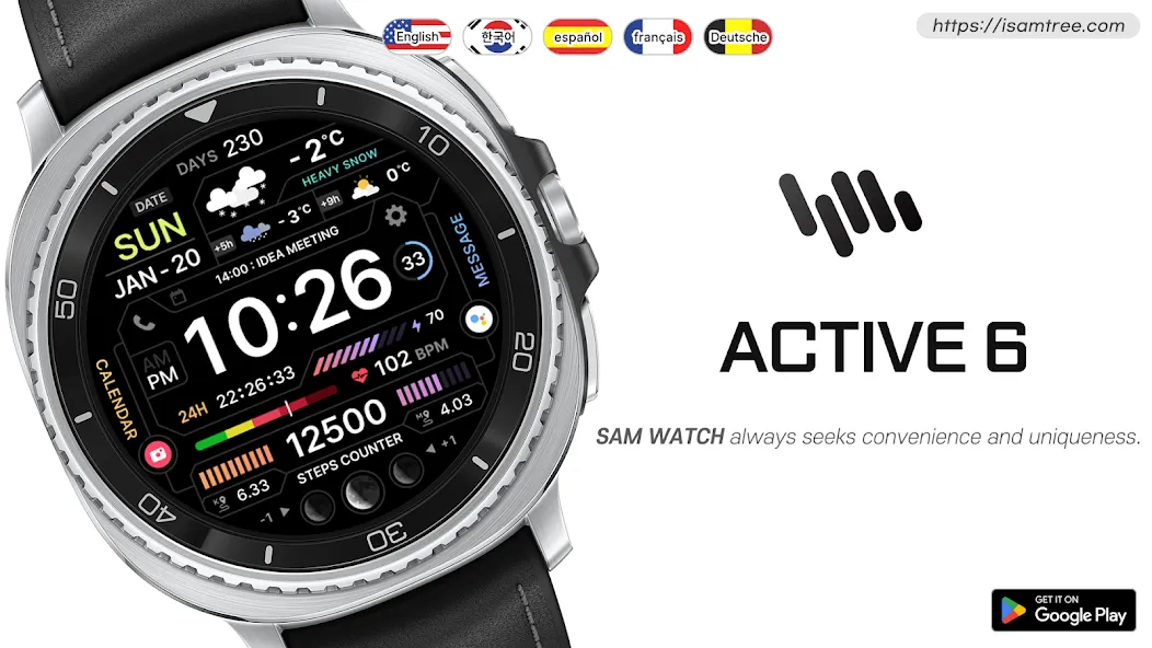 SamWatch Active 6 screenshot 1