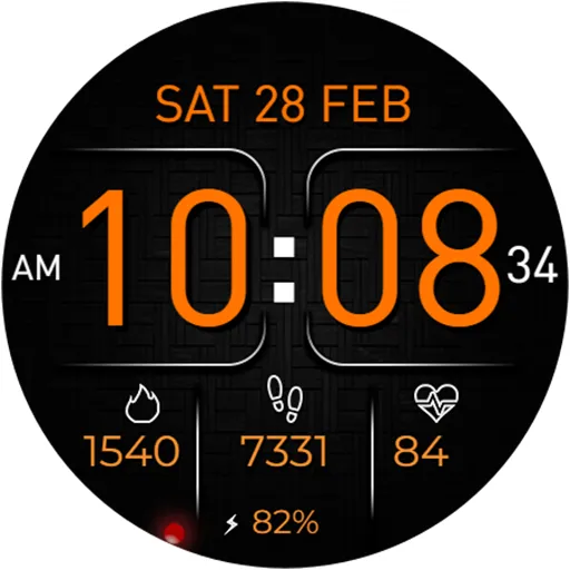 Digital KAIRO Watch face screenshot 24