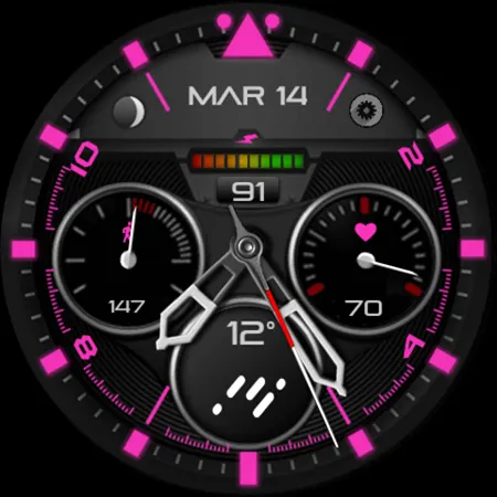 Pars Lena Analog Watch Face screenshot 35