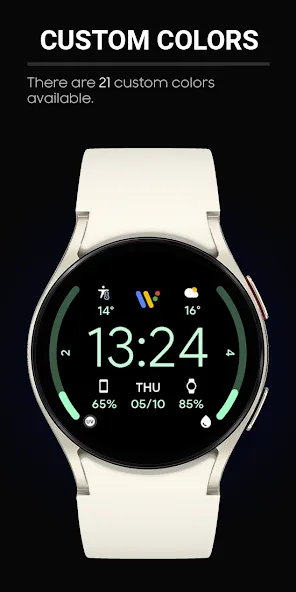 JHW Digital Info: Watch face screenshot 4