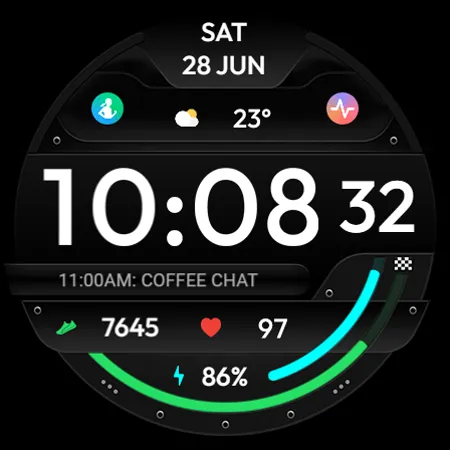 TVV Workout 5 Watch Face screenshot 7