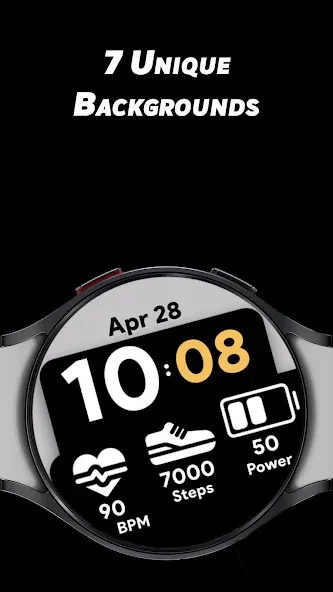Modular Tiles - Watch face screenshot 3
