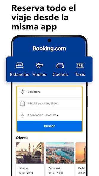 Booking.com Reservas Hoteles screenshot 1