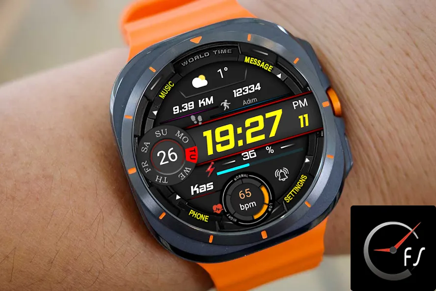FSW274 Digital Watchface screenshot 4