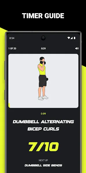 Dumbbell Training App screenshot 4