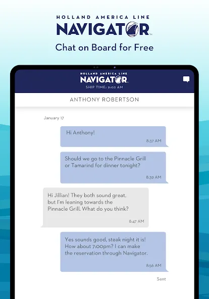 Holland America Line Navigator screenshot 8