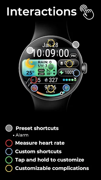 Weather Watch Face - OMG 101 screenshot 6