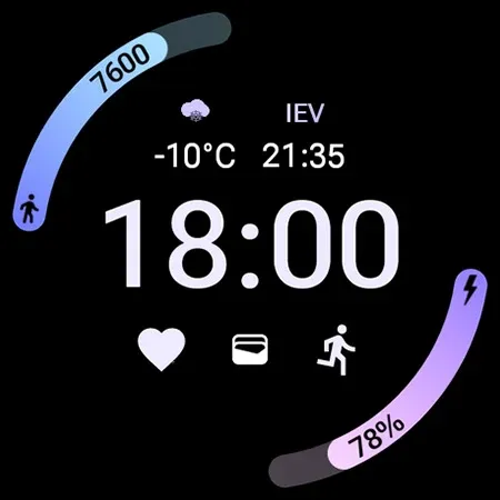Athlete 2 Lite: Watch face screenshot 13