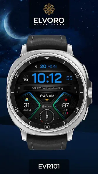 EVR101 Digital Watch Face screenshot 3