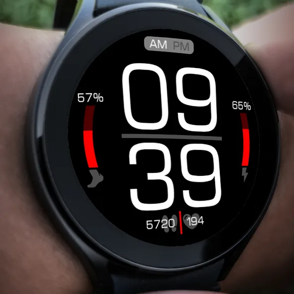 Key058 Digital Watch Face screenshot 4